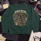 Amazon Bootleg Sweatshirt — Bottle Green