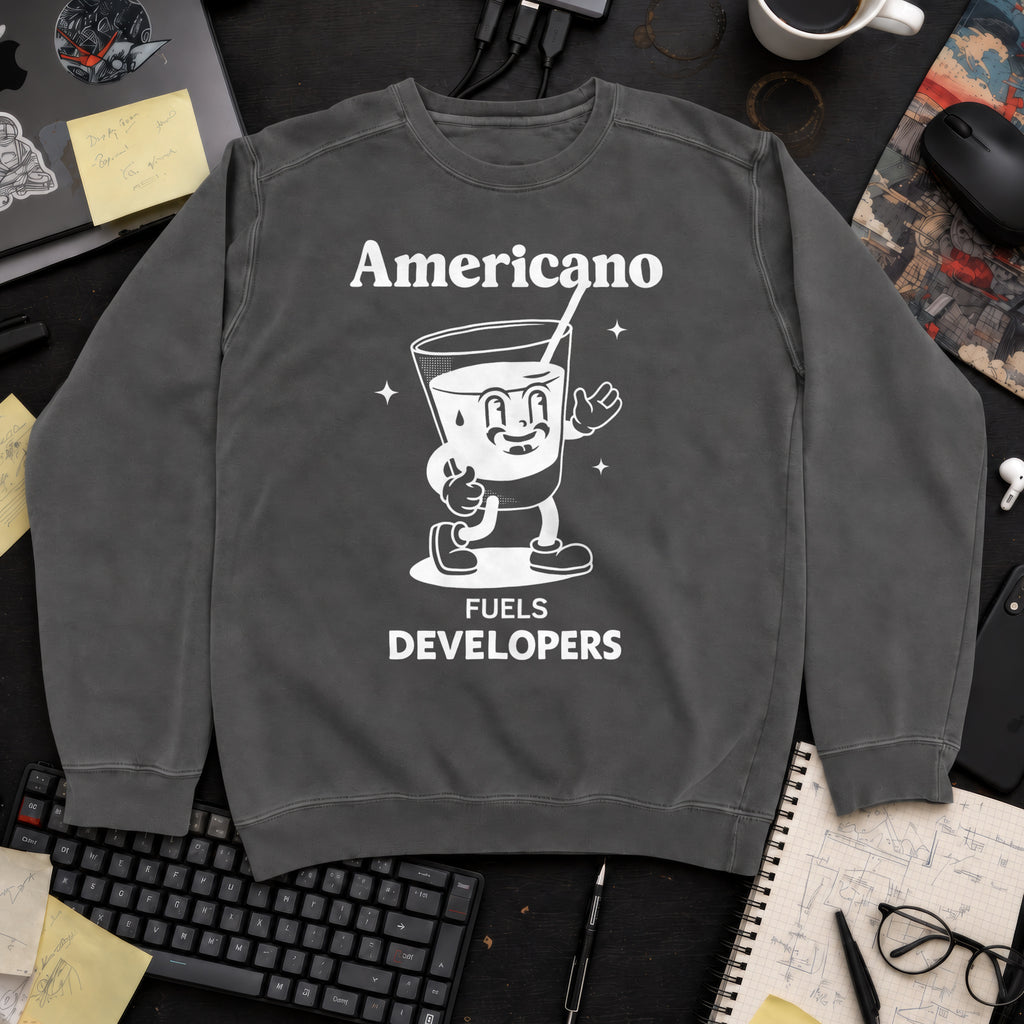 Americano Fueling Developers Sweatshirt — Pepper