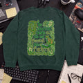 Ancient Texts Sweatshirt — Bottle Green