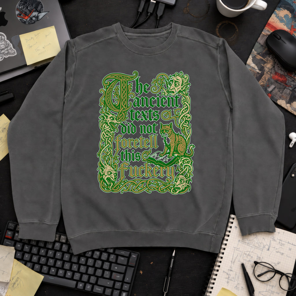 Ancient Texts Sweatshirt — Pepper