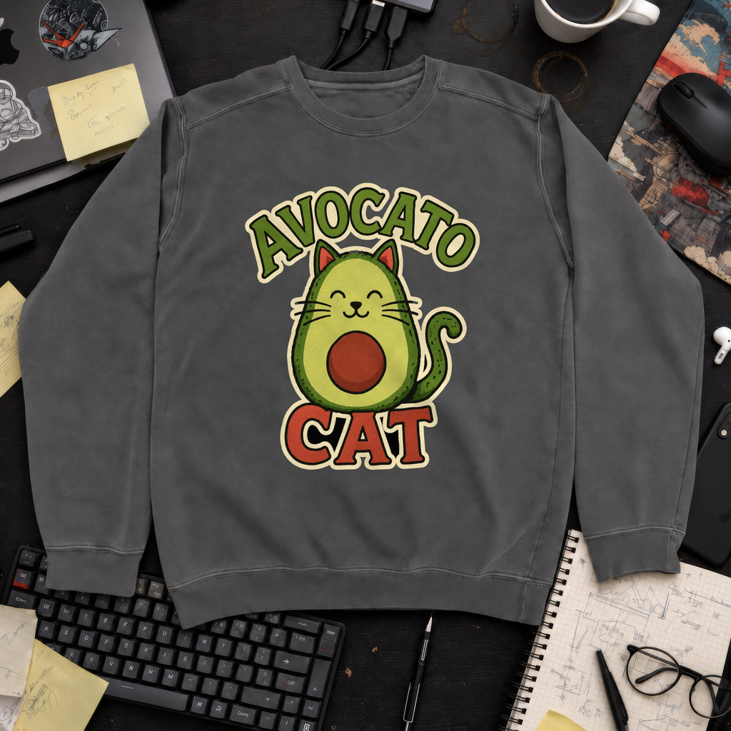 Avocato Cat Sweatshirt — Pepper