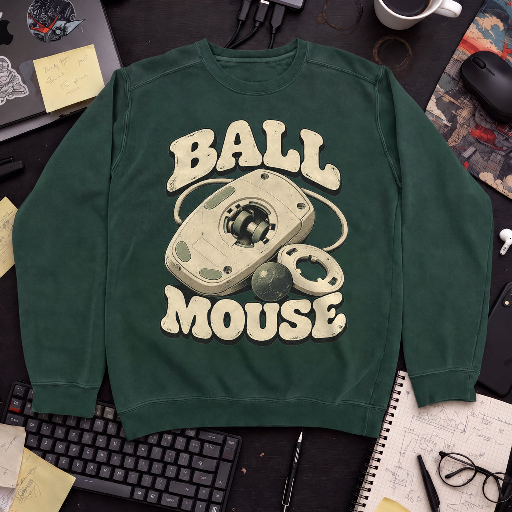 Ball Mouse Sweatshirt sweatshirt — Bottle Green