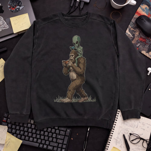 Bigfoot Encounter Sweatshirt — Black