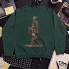 Bigfoot Encounter Sweatshirt — Bottle Green