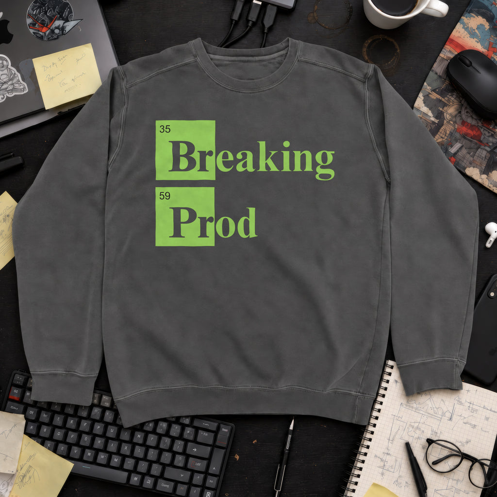 Breaking Prod Sweatshirt — Pepper
