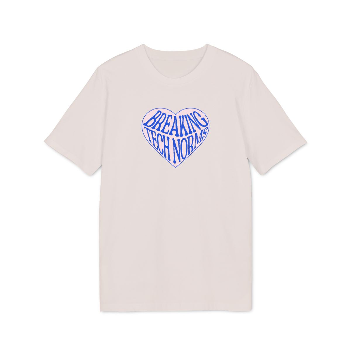 Breaking Tech Norms Shirt — Vintage White — EU Creator 2.0 front mockup