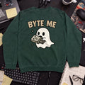 Byte Me Sweatshirt — Bottle Green