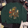 Cable Monster Sweatshirt sweatshirt — Bottle Green
