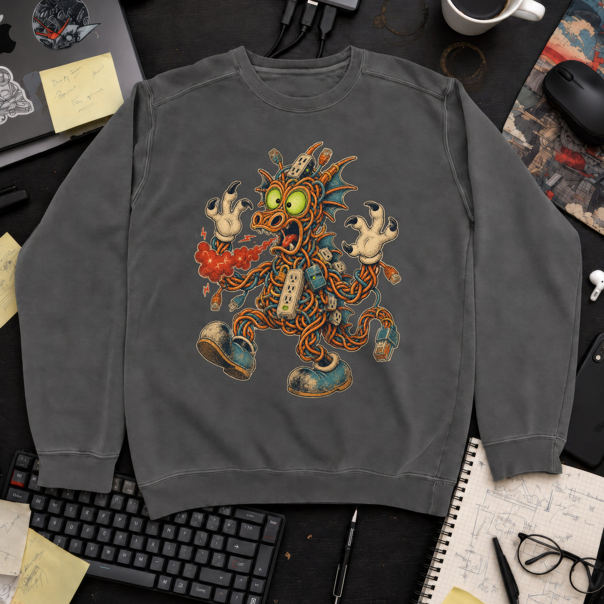 Cable Monster Sweatshirt sweatshirt — Pepper
