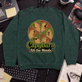Capybara All the Moods Sweatshirt — Bottle Green