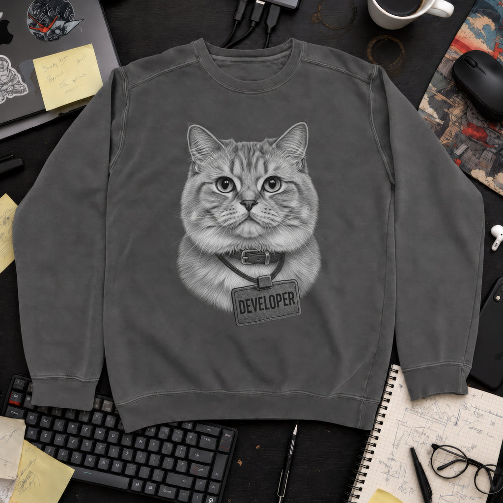 Cat Developer Sweatshirt — Pepper