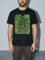 Ancient Texts Premium Shirt - black--bust_to_thigh