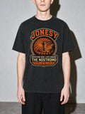 Jonesy: Surviving Nine Lives Premium Shirt - black--bust_to_thigh