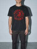 Radically Decent Premium Shirt - black--bust_to_thigh