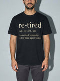 Re-Tired Premium Shirt - black--bust_to_thigh