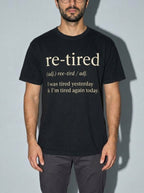 Re-Tired Premium Shirt - black--bust_to_thigh