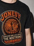 Jonesy: Surviving Nine Lives Premium Shirt - black--macro