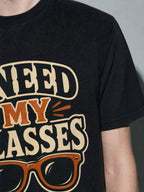 I Need My Glasses Premium Shirt - black--macro