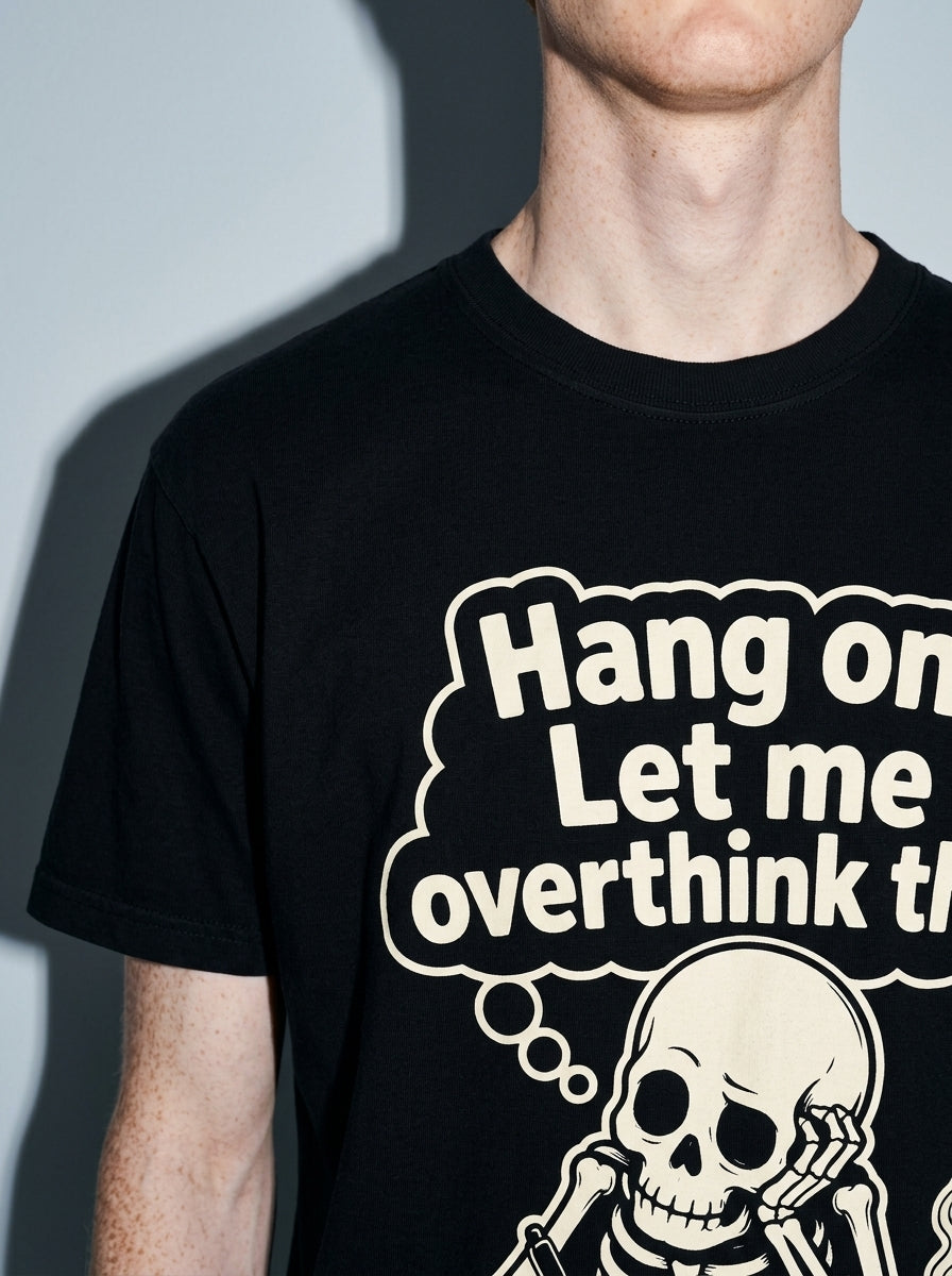 Let Me Overthink This Premium Shirt - black--macro
