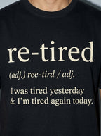 Re-Tired Premium Shirt - black--macro