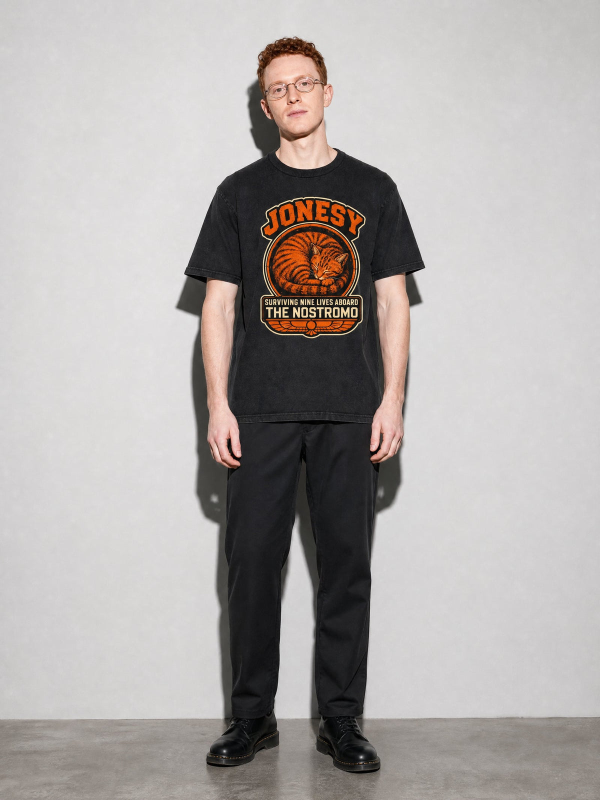 Jonesy: Surviving Nine Lives Premium Shirt - black--main