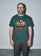 Commodore Amiga Premium Shirt - blue-spruce--bust_to_thigh