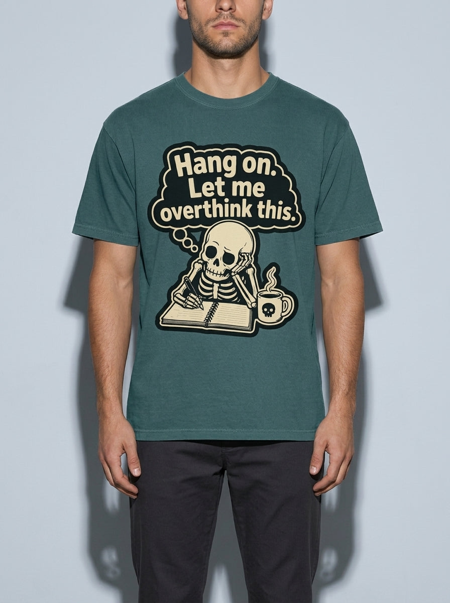 Let Me Overthink This Premium Shirt - blue-spruce--bust_to_thigh