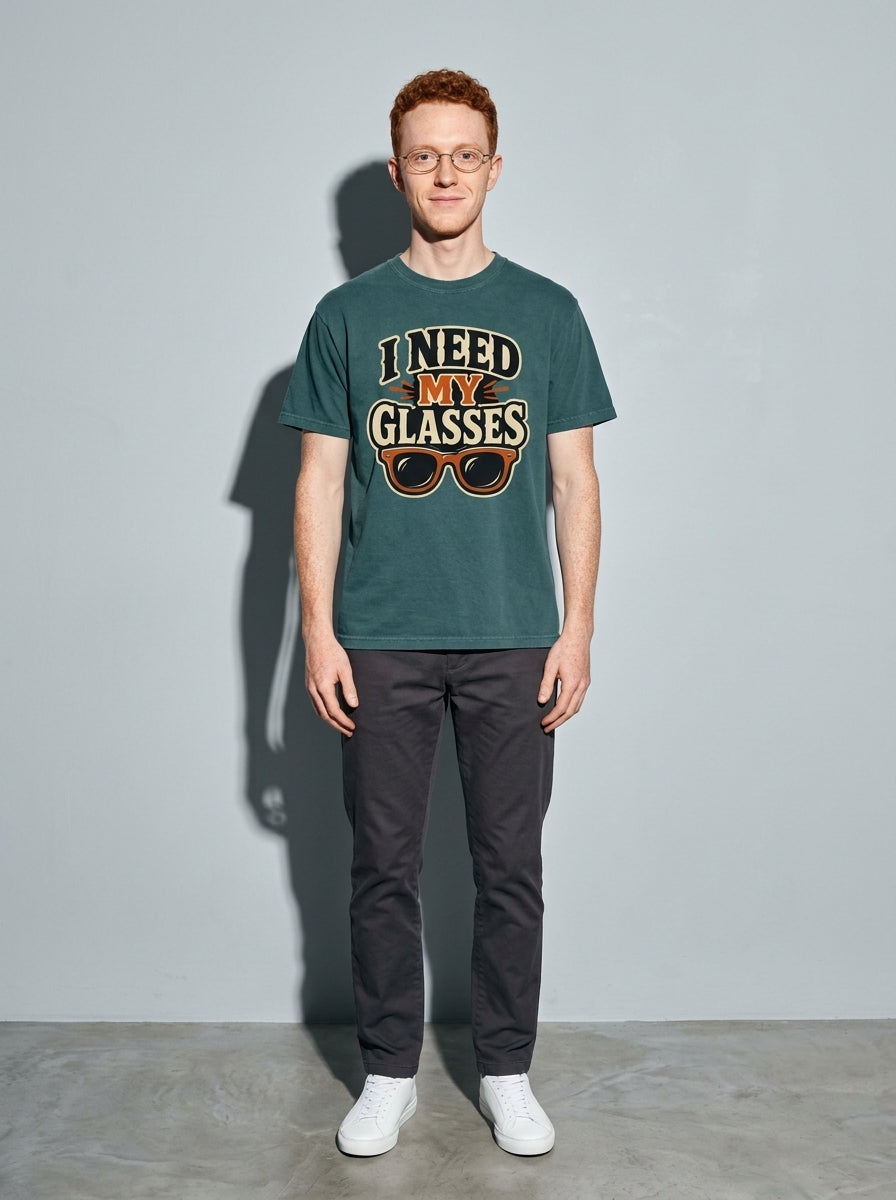 I Need My Glasses Premium Shirt - blue-spruce--main