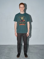 Flat Death Star Society Premium Shirt - blue-spruce--main