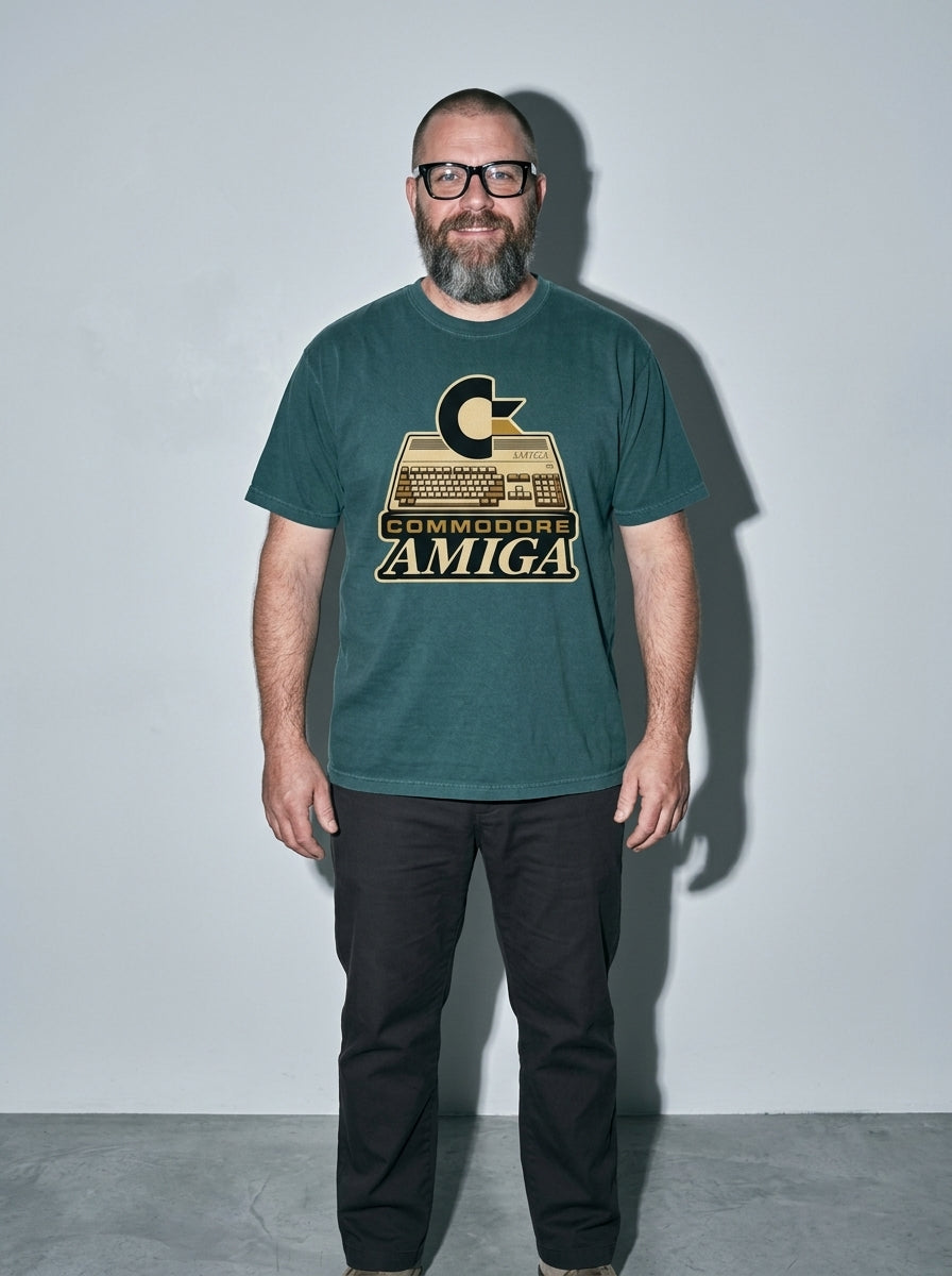 Commodore Amiga Premium Shirt - blue-spruce--main