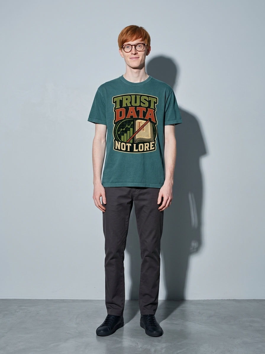 Trust Data, Not Lore Premium Shirt - blue-spruce--main