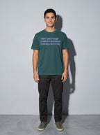 Not Enough Credit Premium Shirt - blue-spruce--main