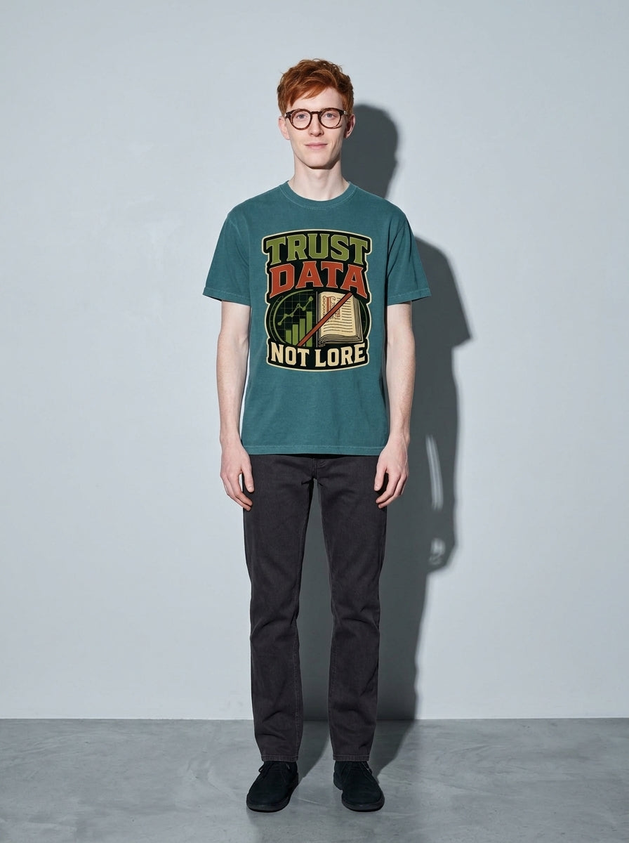 Trust Data, Not Lore Premium Shirt - blue-spruce--main