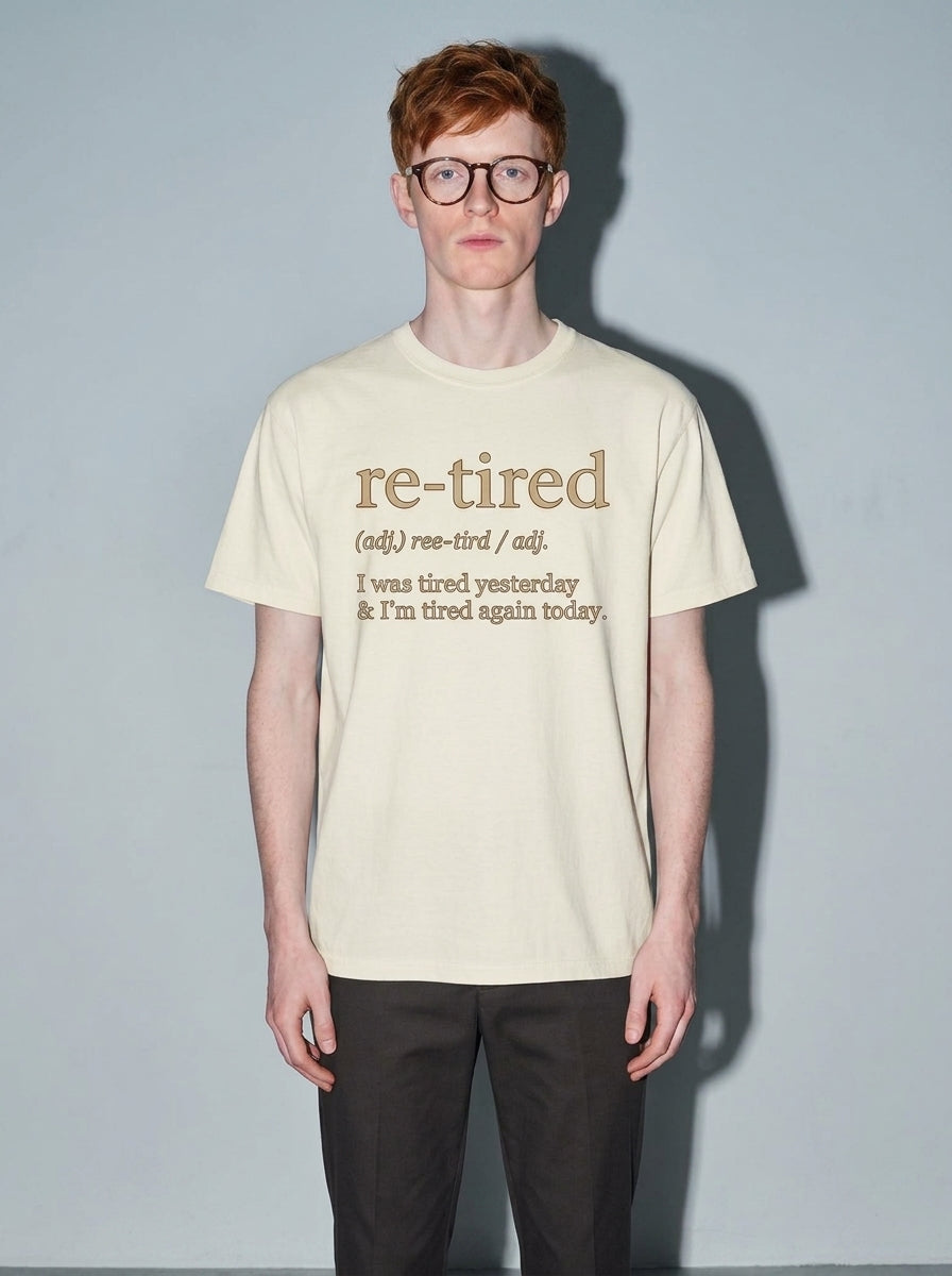 Re-Tired Premium Shirt - ivory--bust_to_thigh