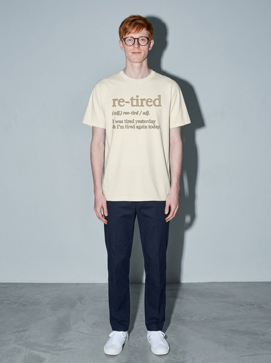 Re-Tired Premium Shirt - ivory--main