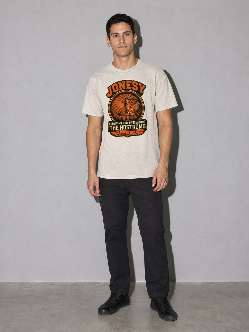 Jonesy: Surviving Nine Lives Premium Shirt - ivory--main