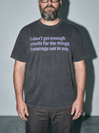 Not Enough Credit Premium Shirt - pepper--bust_to_thigh