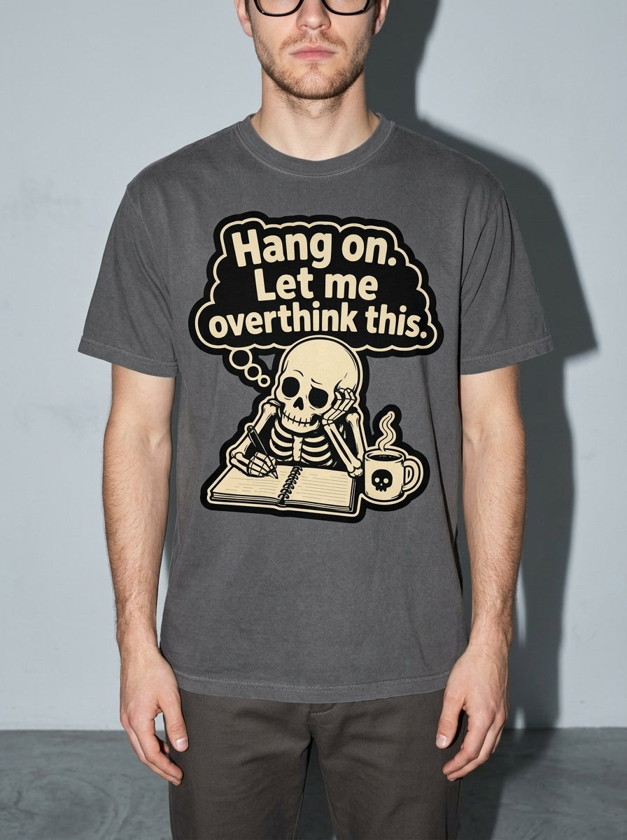 Let Me Overthink This Premium Shirt - pepper--bust_to_thigh