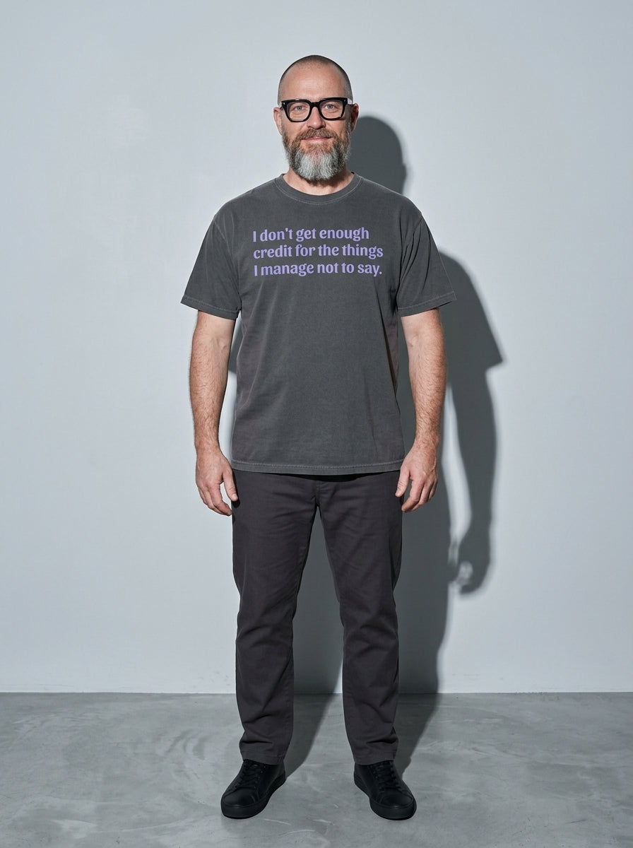 Not Enough Credit Premium Shirt - pepper--main