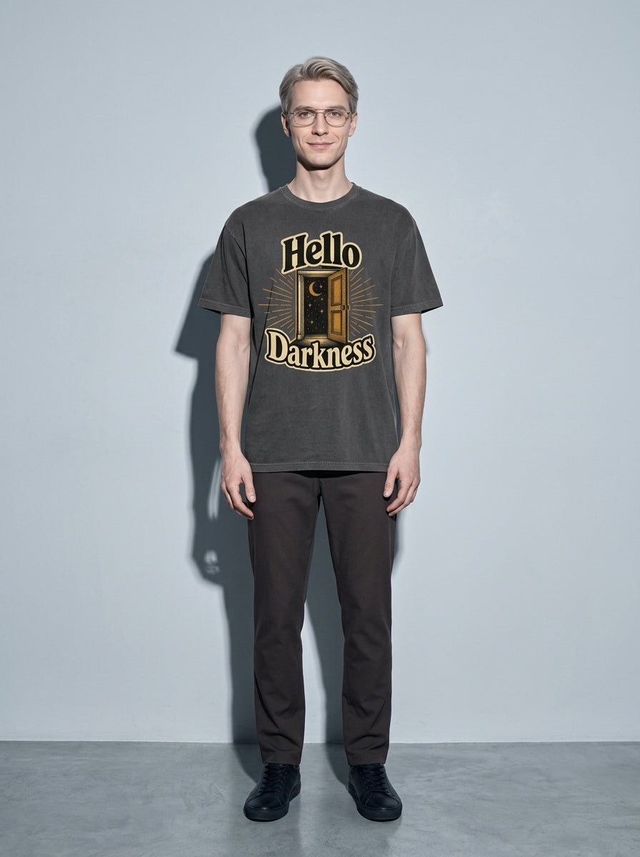 Hello Darkness Premium Shirt - pepper--main