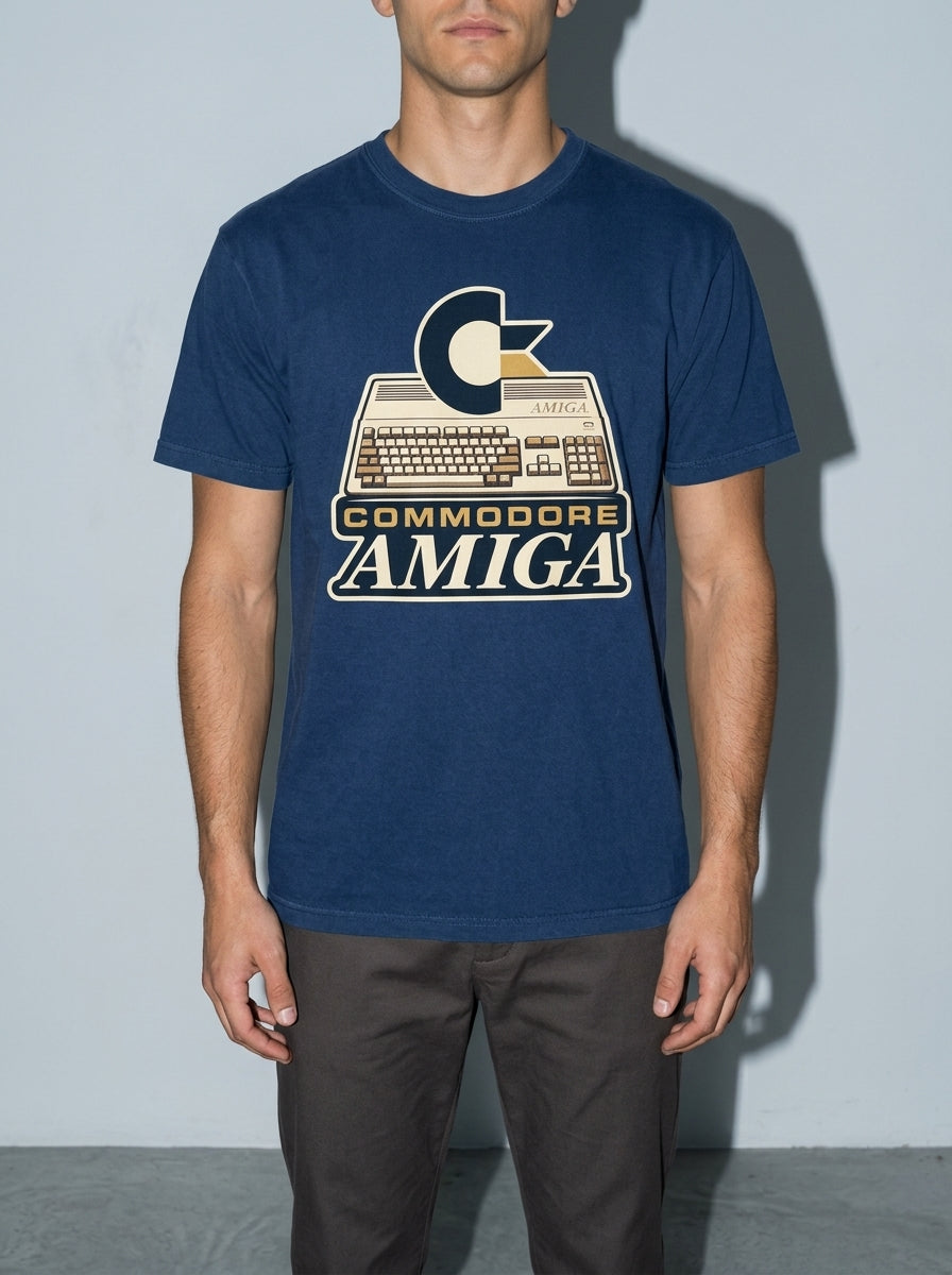 Commodore Amiga Premium Shirt - true-navy--bust_to_thigh