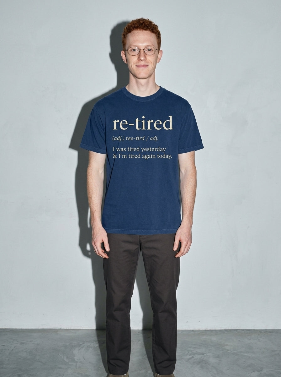 Re-Tired Premium Shirt - true-navy--main