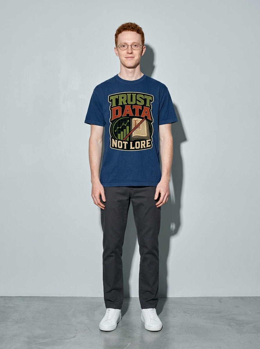 Trust Data, Not Lore Premium Shirt - true-navy--main