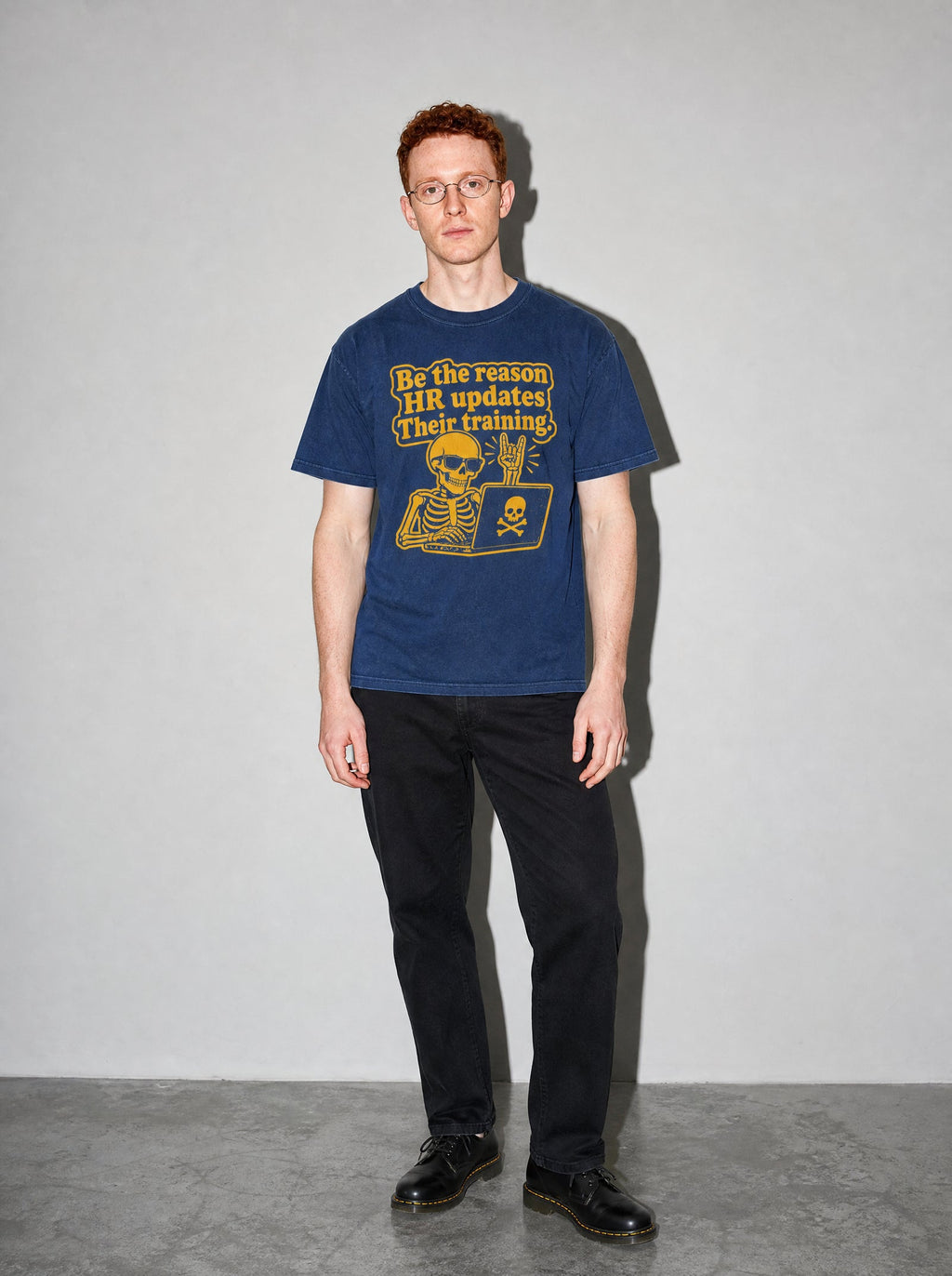 HR Training Premium Shirt - true-navy--main