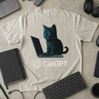 catGPT Premium Shirt — ivory Premium Shirt mock-up