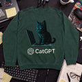 Catgpt Sweatshirt sweatshirt — Bottle Green