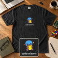 Built To Learn Embroidered Shirt in Black