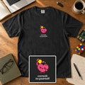 Commit To Yourself Embroidered Shirt in Black