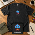 Deploy Joy Embroidered Shirt in Black