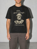Mediocrates Premium Shirt - Black - on-model zoom